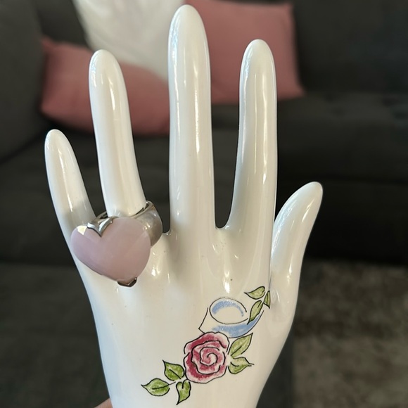 Thomas Sabo pink quartz cocktail ring - Picture 3 of 6